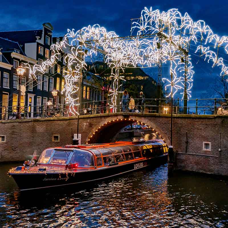 Amsterdam Light Festival 2022 - 2023 Canal Cruise Tickets |